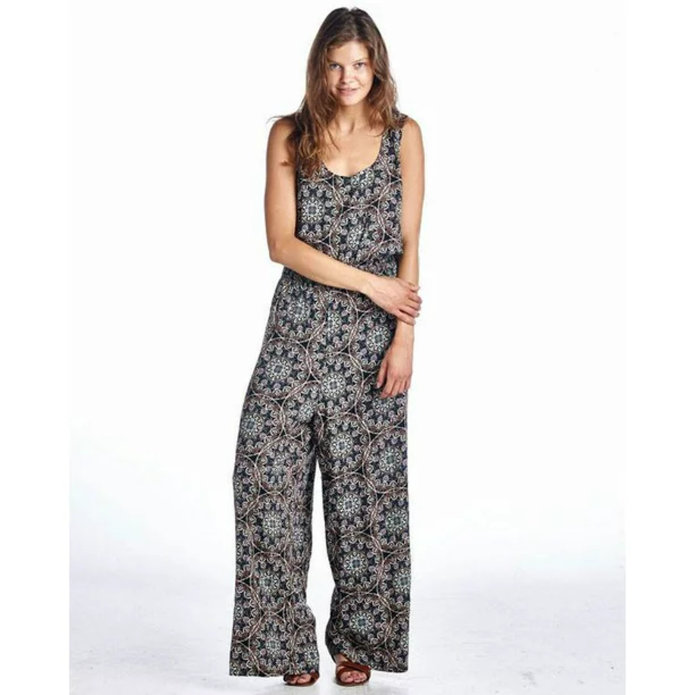 Marcelle Margaux Women's Printed Jumper - Sleeveless 100%Rayon Size S Multicolor